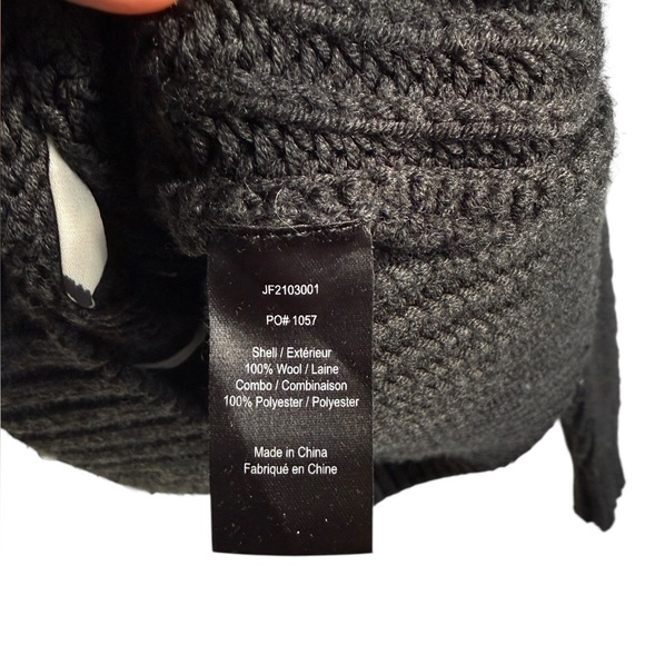 Jason Wu Whipstitched Cable-knit Merino Wool Turtleneck Sweater, Size Small - Picture 5 of 5